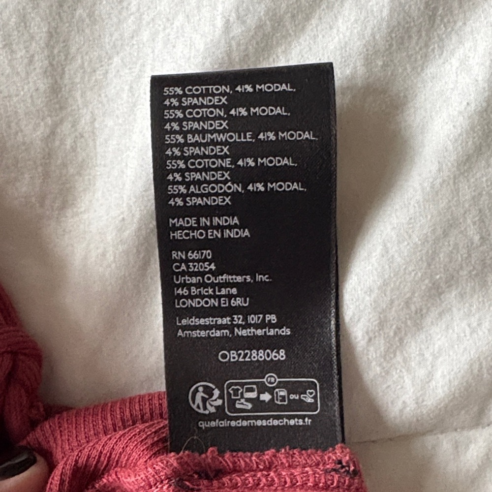 Pilcro Burgundy Ruched Tank Top - Picture 4 of 4